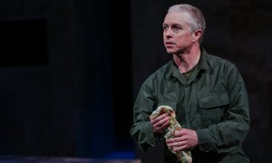 Darragh Kennan as Iago in Seattle Shakespeare Company's "Othello"